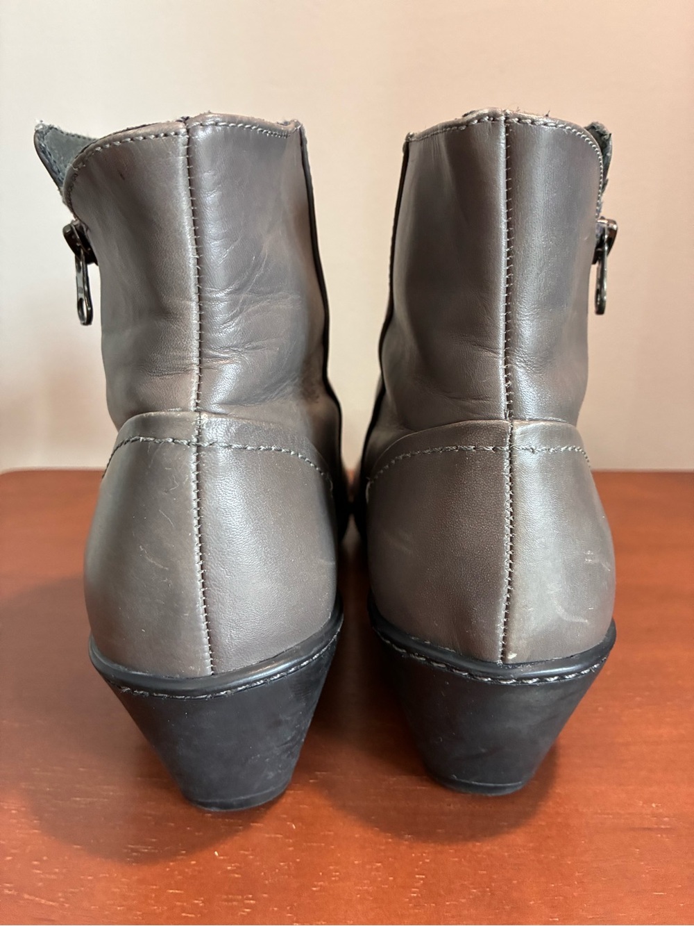 DANSKO Womens Billie Leather Ankle Boots Sz 40 Women’s Sz 9.5-10 Burnished Gray - Picture 10 of 14